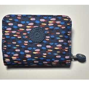 Kipling Zip Around Small Wallet Party
Dots Navy Blue Multicolor Print
Polyester
